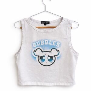 Powerpuff Girls Bubbles Tank 💙 Y2K Size L